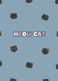 neko head4 / pale blue