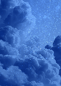 clouds in the sky[Blue and navy]