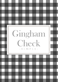 Gingham Check-Black 6