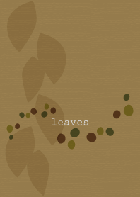 leaves -botanical- brown