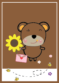 Simple cute bear theme v.8