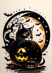 halloween cat 7F7652