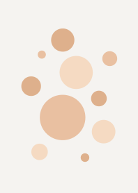 Light brown dots.