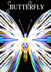 光る蝶＿Shining butterfly