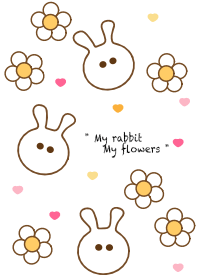 Mini flowers & Rabbit 20