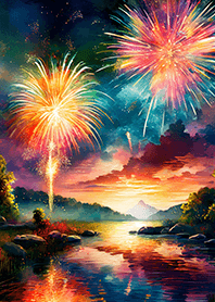 Beautiful Fireworks Theme#815
