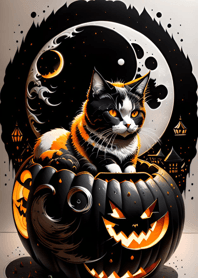 halloween cat 5e6127