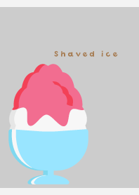 Summer shaved ice01 on white