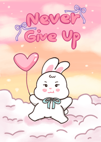 Rabbit never give up