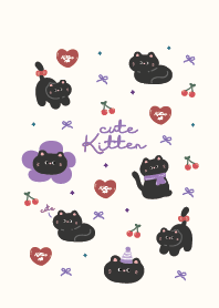 Kitten Black : Purple!