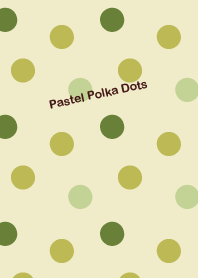 Pastel Polka Dots - Matcha Green