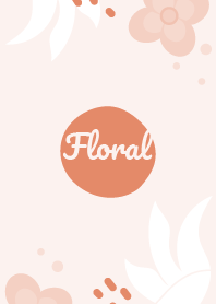 Simple Floral Apricot 2