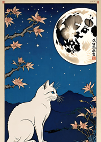 Cat under the Moon fd2Eba
