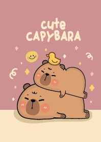 Capybara couple cutie :)