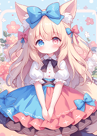 ⭐童話花園雙瞳狐狸女孩❤️紫色