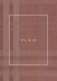 Plaid Standard 01 - mahogany