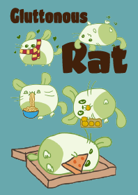 A Lovely Green Gluttonous Rat
