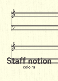 staff notation2 wine-red