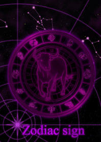 金牛座星图紫色2