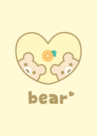 หมี ส้มจีน [สีเหลือง]