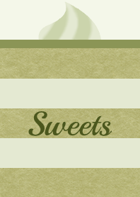 Sweets 002-2 (Matcha cake/Light Green L)