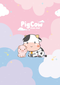 Pig&Cow Dream Cloud Sweet