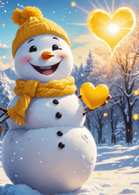 HAPPY SNOWMAN-YELLOW2