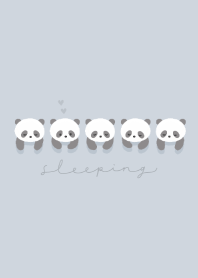 Sleeping Panda - PASTEL BLUE