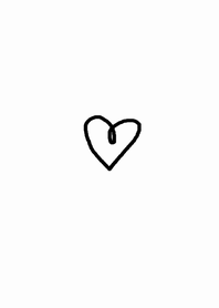 手書きのゆるかわハートのきせかえ Line 着せかえ Line Store