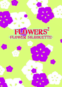 FLOWERS2-Flower silhouette-Bright green