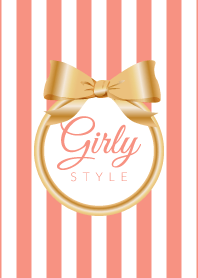 Girly Style-GOLDStripes-ver.1