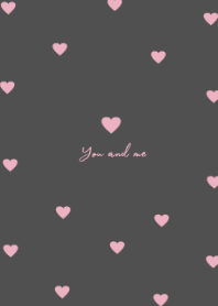 pattern_heart (JP)grayblack pink