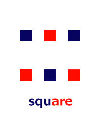 Blue square and red square from J