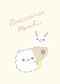 Pomeranian Mochi -Vanilla-