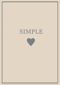 SIMPLE HEART =vintage navyblue=