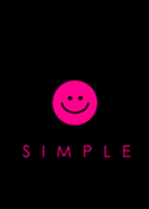 SIMPLE SMILE(black pink)Ver.4