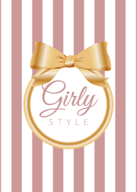 Girly Style-GOLDStripes-ver.13