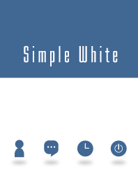 tema putih sederhana