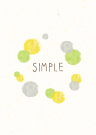 Watercolor round Pretty from Japan