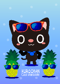 kurochan with pineapple world