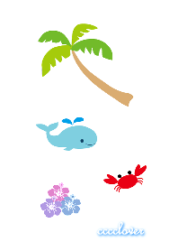 Seaside in summer