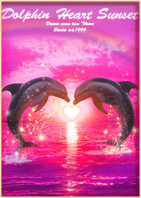 願いが叶う✨ハートとイルカ＊