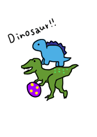 ゆる恐竜たち