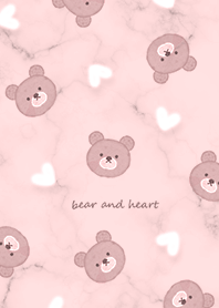 Bear and Fluffy Heart babypink10_2