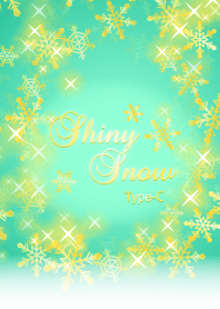Shiny Snow Type-C Mint green & Gold