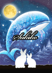 Sakiko Beautiful rabbit & whale