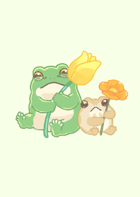 もっとゆるく生きたいカエル