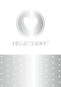 HEART&DOT -SILVER-