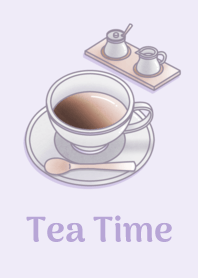 เครื่องดื่ม 002 (ชาดำ×สีม่วงอ่อน)