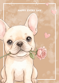 French Bulldog3/Marble/brown2